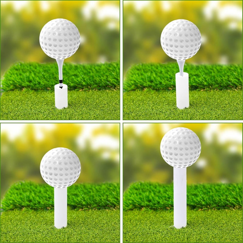 TROLLBIRD Premium Rubber Golf Tees for Mats Golf Tee Holder for Driving Range Simulator Hitting Mats and Outdoor Training 6 Sizes Rubber Tees & 6pcs 3-1/4 Tees (12 Pcs) - Image 4